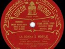 JOHN McCORMACK - LA DONNA E MOBILE/QUESTA O QUELLA on 10¾