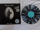 depeche mode 12 inch new life import grey marble  colour record