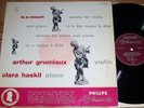 GRUMIAUX - HASKIL - Mozart Sonatas - PHILIPS MINIGROOVE PLUM