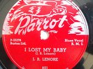 J.B. JB LENOIR-PARROT 78-FINE GIRLS /I LOST MY BABY