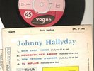 JOHNNY HALLYDAY CHANTE HALLYDAY TRES RARE AVEC LANGUETTE BIEM