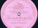 ENRICO CARUSO - L'ELISIR D'AMORE on PINK G&T, GRAMOPHONE MONARCH 052073