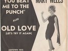 MARY WELLS--HER RAREST PICTURE SLEEVE + 45-(U BEAT ME 2 THE PUNCH)--PS--PIC--SLV