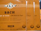 HERMANN SCHERCHEN / BACH art of fugue / DECCA LXT 2503-5