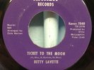 Betty Lavette funk soul 45   Let Me Down Easy / Ticket to the Moon