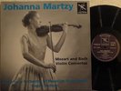 JOHANNA MARTZY - MOZART - BACH - VIOLIN CONCERTOS - COUP D' ARCHET 002