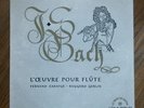 J.S. Bach - 2LP L'OEUVRE POUR FLUTE - Caratge Gerlin - Le Chant du Monde - RARE