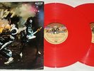 KISS ALIVE 2x Lp   RARE RED WAX COLOR VINYL UK PYE   (EX) EXCELLENT HARD TO FIND