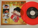 7” SIGLE TV CAVALIERI DEL RE GIGI LA TROTTOLA  VINILE ARANCIONE RARO MINT
