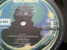 IRON MAIDEN SSOASS BIEM / GEMA OVERPRINTED GERMAN REISSUE EEC LP 038-79 02581 LP