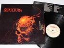 SEPULTURA -Beneath the Remains LP 1989 ROADRUNNER 1st press obituary pestilence