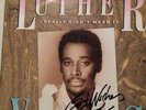 LUTHER VANDROSS RARE SIGNED SINGLE