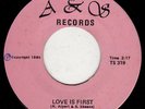 ALPERT & SHEENE Barry's Song / Love Is First 45 rare modern soul dance disco