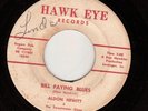 Rare Louisiana Rockabilly 45 ALDON HEWITT on HAWKEYE 
