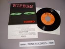WIPERS-ROMEO / NO SOLUTION 7' 1982 TRAP RECORDS #008..NM-/NM-,punk,kbd