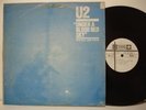 U2 UNDER A BLOOD RED SKY BLUE COVER & DIFF LABEL LP BONO