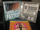 3 x Vinyls- Survival of the Fattest, Husker Du, Black Flag
