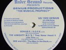 Rare SC Random Rap LP GENIUS PRODUCTIONS Musical Prophecy on Under Ground M-