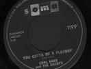 (Hear) 1961 Carl Baer & Ascots Teen Popcorn 45 (Gonna Be a Playboy b/w Write Me