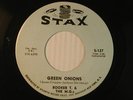 BOOKER T. & THE M.G's inst. 45 GREEN ONIONS / BEHAVE YOURSELF   STAX M-r+b