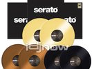 Serato Scratch Live Black Yellow & Brown 12-inch DJ Turntable Control Vinyl Pack