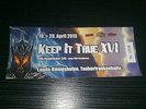 KEEP IT TRUE FESTIVAL 03 GERMANY TICKET WARLORD ANGEL WITCH POSSESSED LIEGE LORD