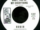 NORTHERN SOUL 45 Rubin You've Been Away Rare Kapp 869 Promo EX Listen