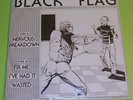 BLACK FLAG ORIGINAL 1978 1ST USA NERVOUS BREAKDOWN 7 INCH SEALED SST PUNK RARE