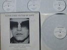 ELTON JOHN VICTIM OF LOVE HAND SIGNED PROMO BOX 4x12