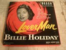 Billie Holiday Lover Man 45 box set 4 EX+ / EX+ 1951 9-250 Decca Black Label OG