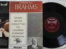 BRUNO WALTER BRAHMS SYMPHONY NO.1 PHILIPS HI-FI STEREO LP HOLLAND NM