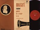 MOZART Clarinet Quintet K581 Leopold Wlach (Nixa WLP5112) Early 1950's Vinyl