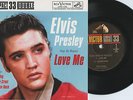 Elvis Presley EP & Cover - Elvis Sings By Request - Love Me - Black Vinyl - NEW