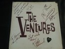 THE VENTURES WHITE ALBUM PROMO AUTOGRAPHED ADVENTURES IN PARADISE RARE