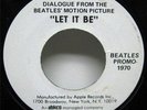 Beatles Apple Rare one sided Promo DJ 7