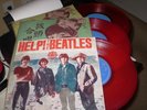 beatles records red and orange