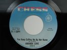 AMANDA LOVE You Keep Calling Me By Her Name CHESS Promo NORTHERN SOUL 45 HEAR