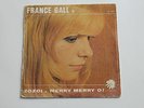 Rare disque 45 tours simple de France Gall - ZOZOI. French SP single vinyl. RARE
