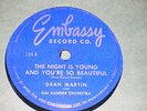 Dean Martin- Embassy 124- The Night Is Young & You're So beautiful