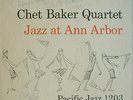 Chet Baker Quartet-AUTOGRAPHED-Jazz At Ann Arbor-Pacific Jazz 1203-RED VINYL
