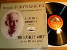 BEETHOVEN Eroica FURTWANGLER LP HMV ALP 1060 (UK)