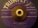 Rare R&B 45 Sonny Boy Williamson Empty Bedroom/From the Bottom TRUMPET EX Orig