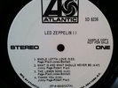 Led Zeppelin 2 White Label Promo lp Original