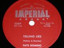 1959 FATS DOMINO 78 Telling Lies+When The Saints Go Marching In IMPERIAL 5569 NM