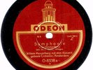 BROWN GERMAN ODEON: MENGELBERG CONDUCTS J.C. BACH SYMPHONIE (1926)