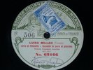 OPERA 78 rpm RECORD Fonotipia TENOR GIUSEPPE ANSELMI Luisa Miller VERDI Mozart