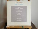 Arvo Part Tabula Rasa Audiophile lp NM ECM