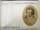 HEIFETZ/ MUNCH Beethoven Violin Concerto (In D) - LP   NM TAS 1S/1S stampers