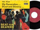WHO My Generation DECCA 25209 Germany 1965 PS 45 Yellow cover variation VG+/VG++