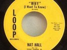NAT HALL - WHY I WANT TO KNOW LOOP RARE NORTHERN SOUL LISTEN